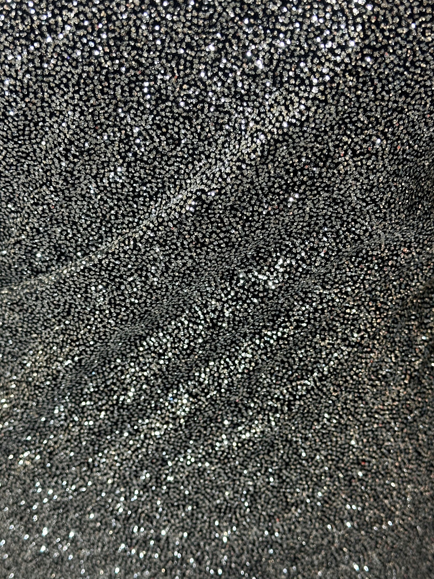 Schwarz/Silber Glitzer Tüll - Sorcery