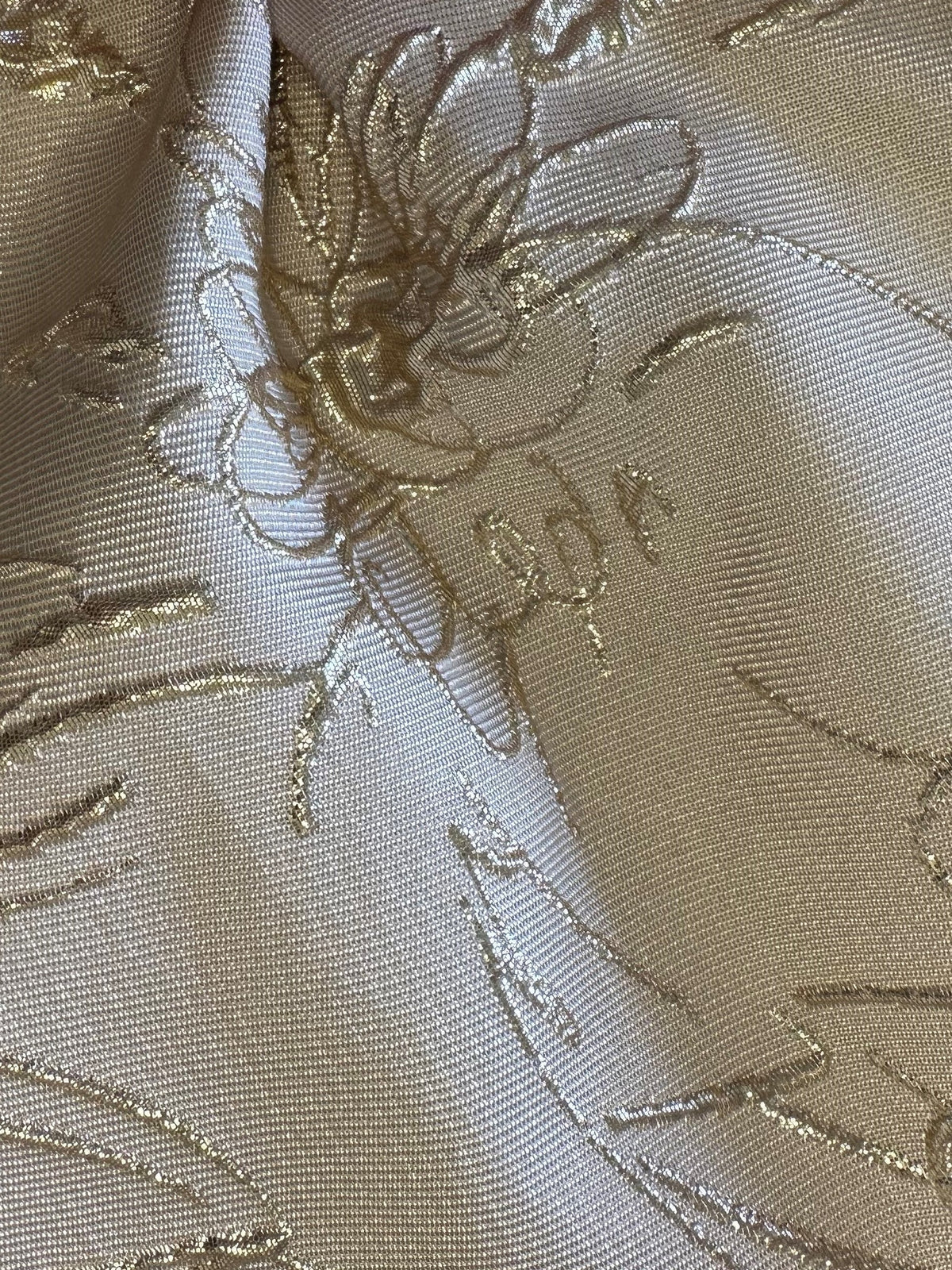 Champagner Jacquard Brokat - Calamity