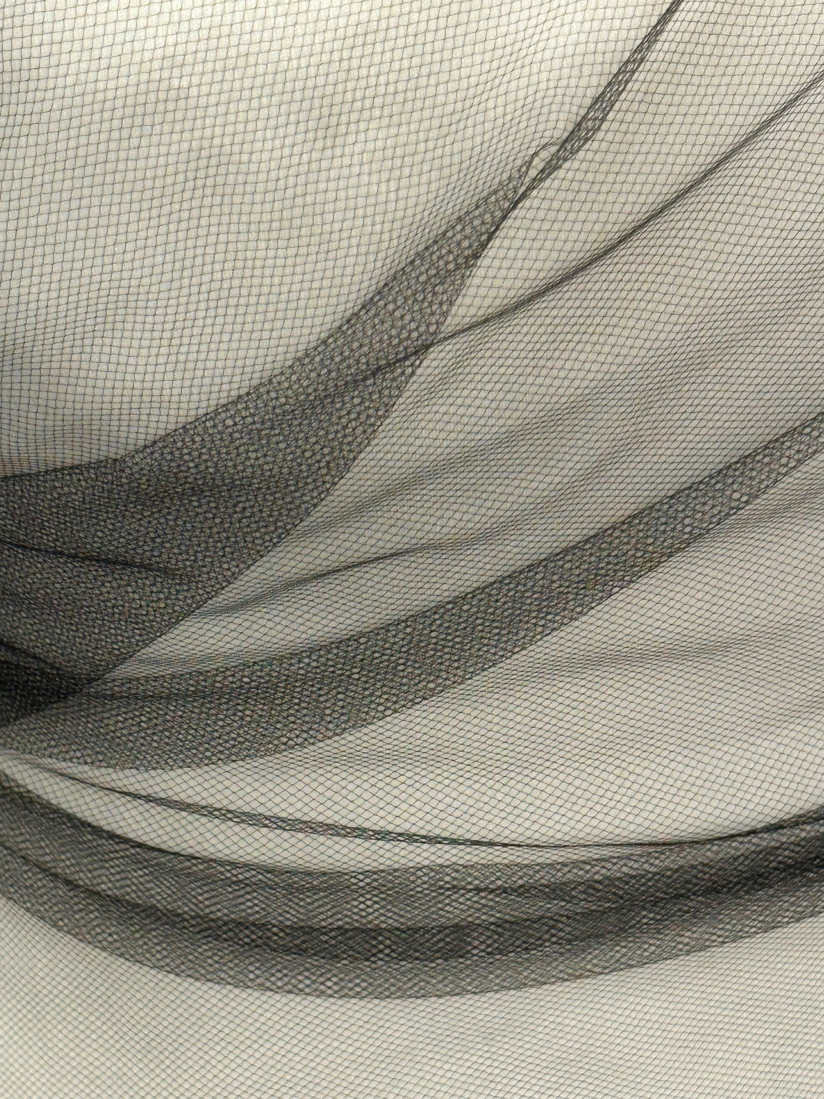 Schwarzer Tüll für Schleier - Baritone