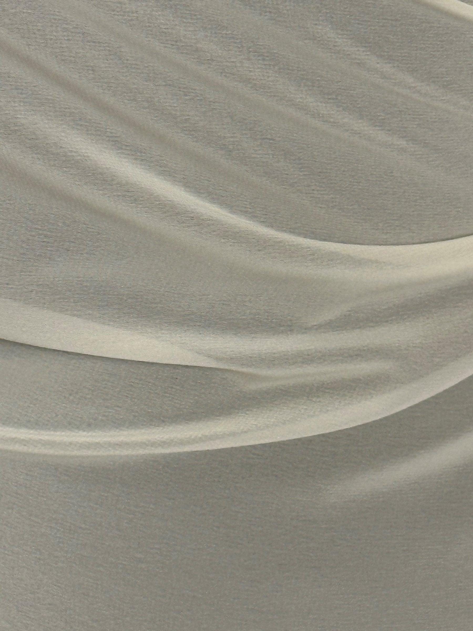 Cremefarbener Polyester-Chiffon-Stoff – Serendipity
