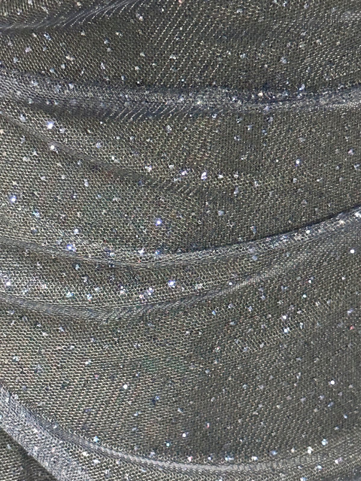 Marineblauer Glitzertüll - Trompete