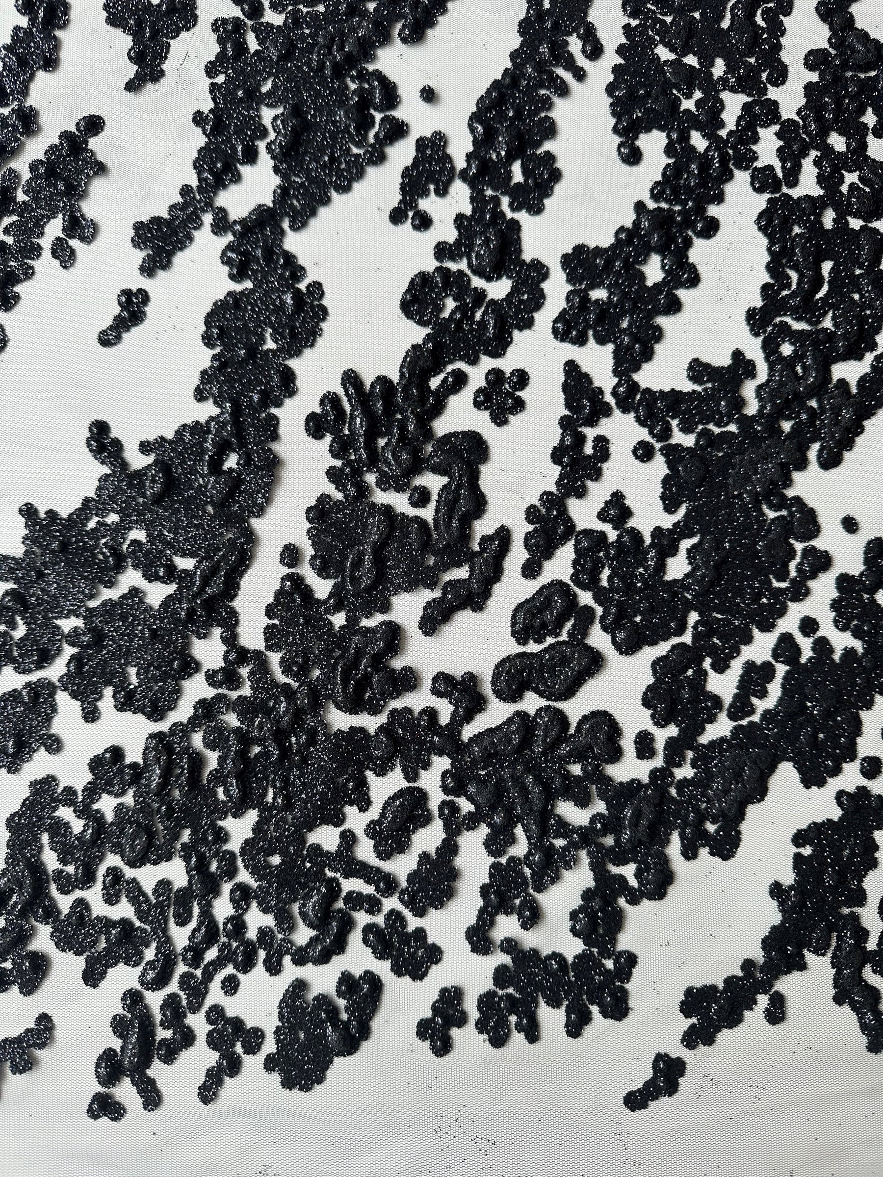 Schwarzer Glitzertüll – Adair