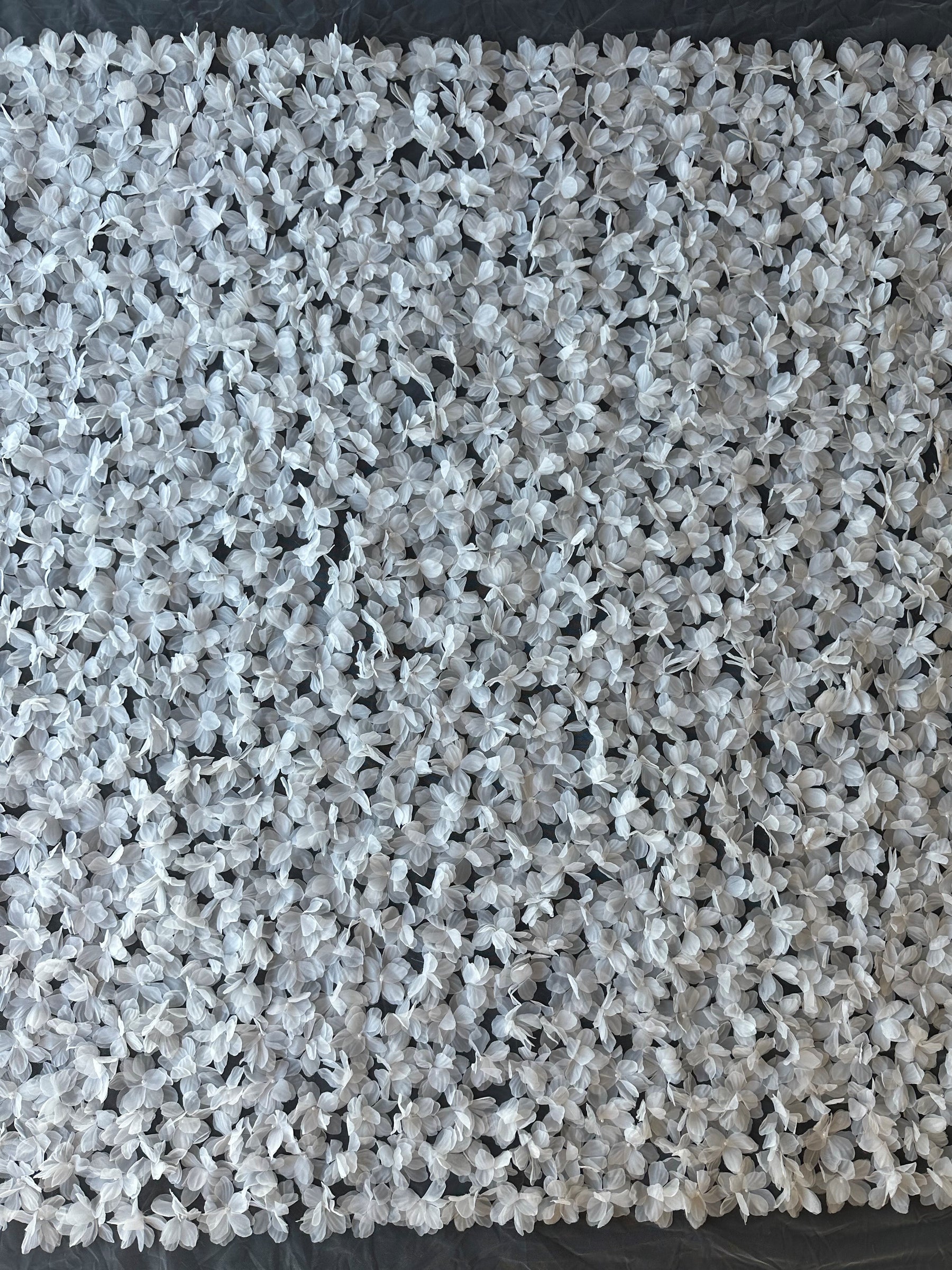 Elfenbeinfarbene 3D-Blumenspitze - Sheeba
