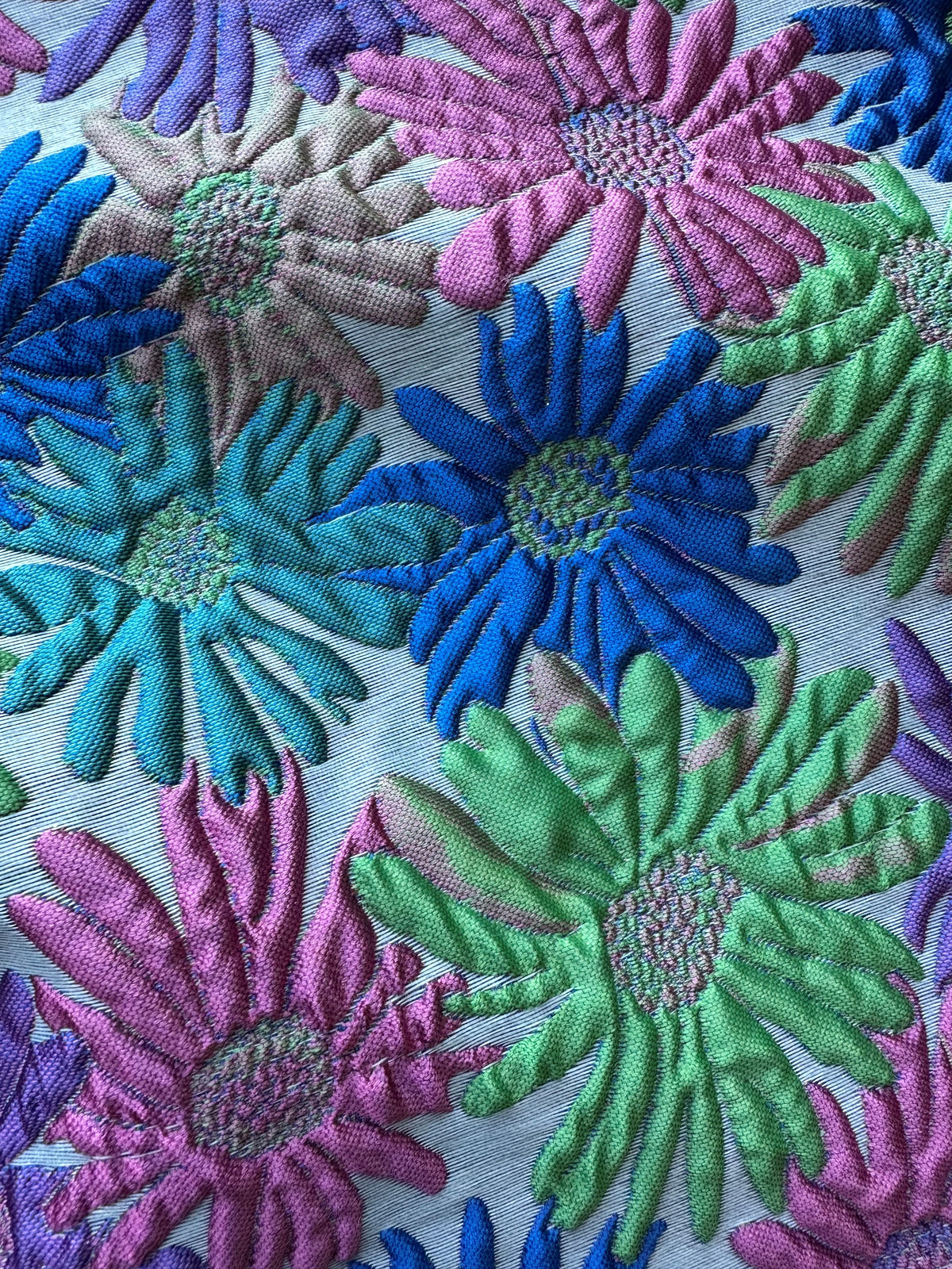 Mehrfarbiger Jacquard-Brokat - Native