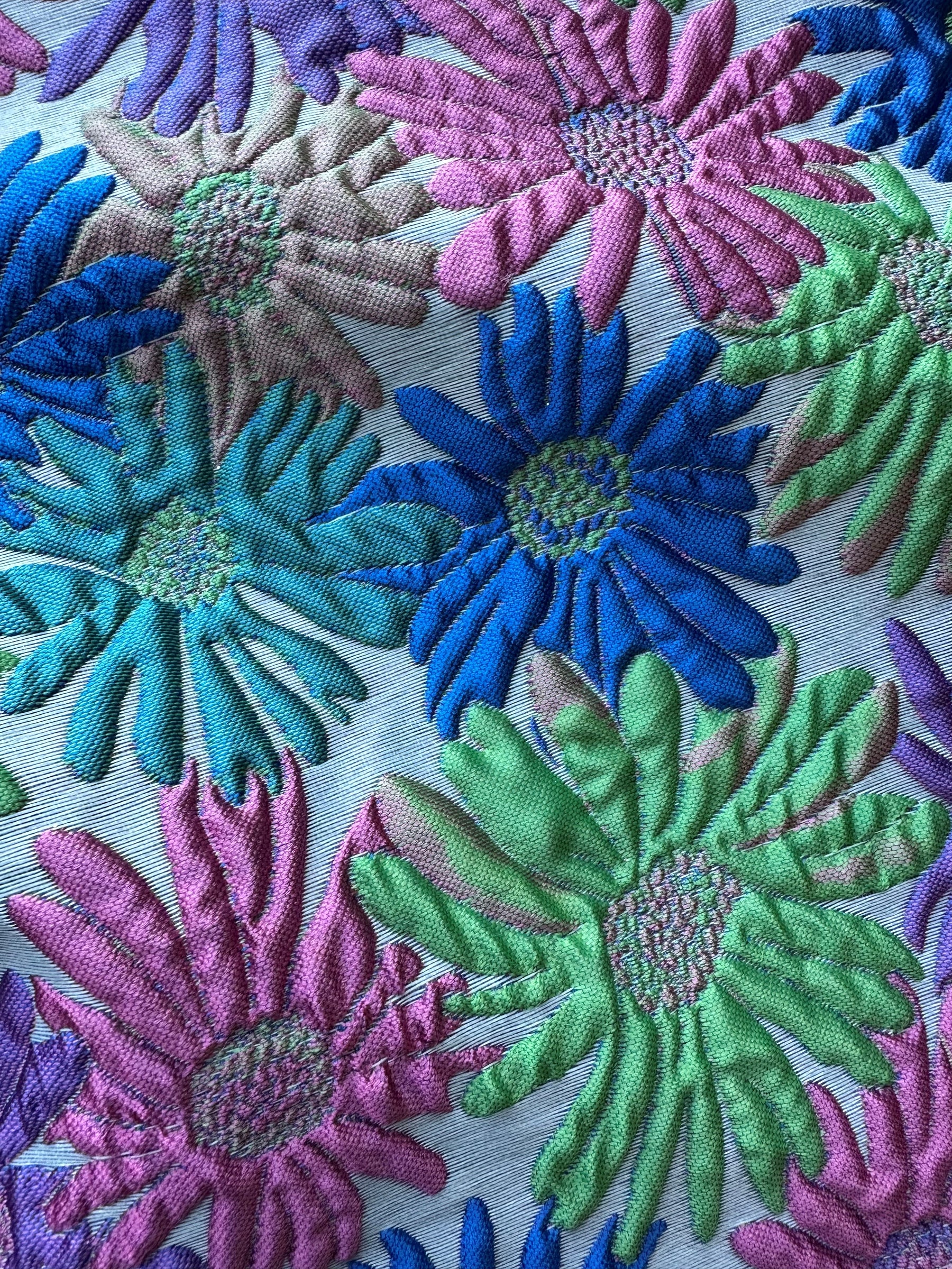 Mehrfarbiger Jacquard-Brokat - Native