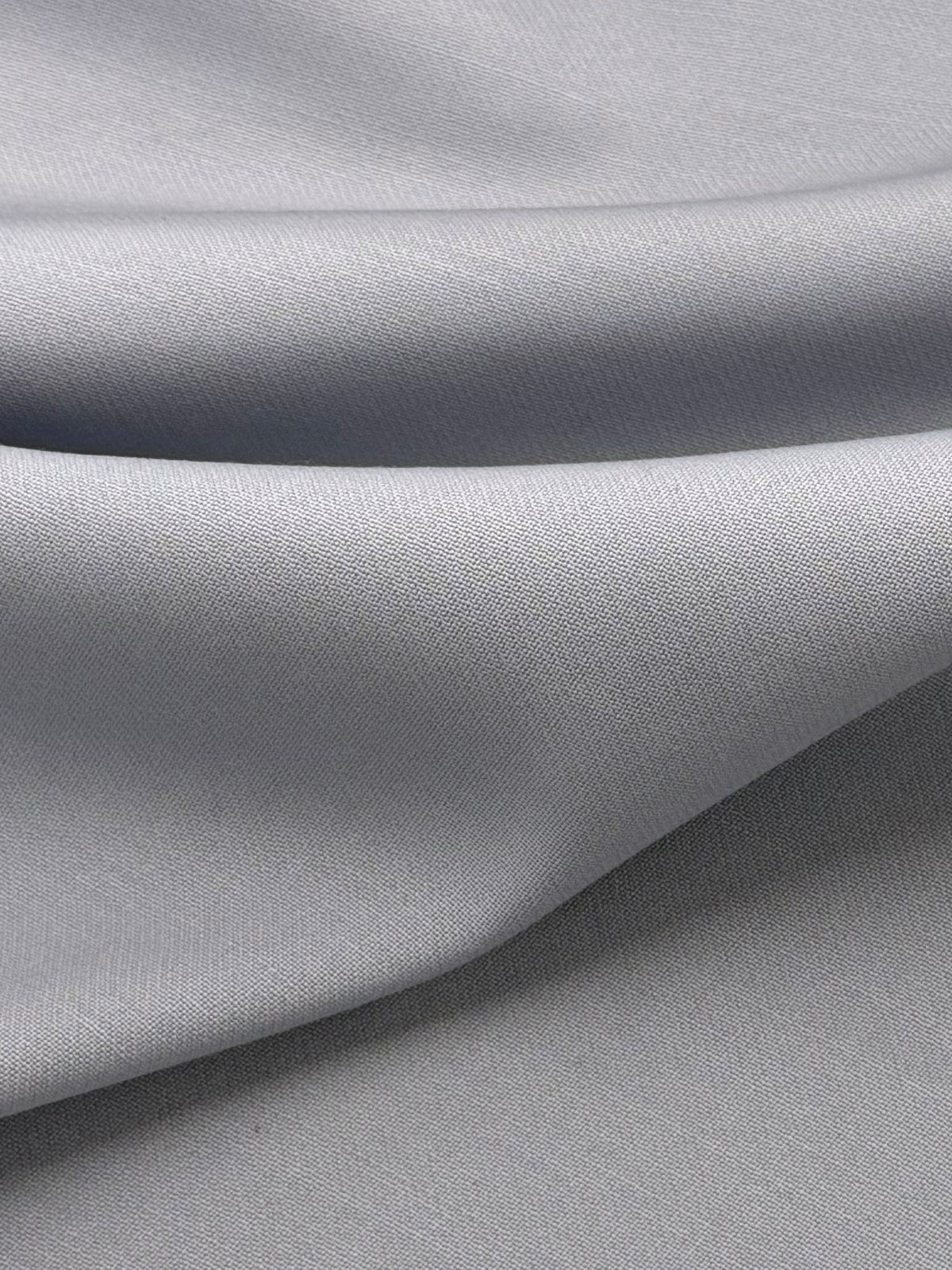 Grauer italienischer Stretch-Wollkrepp - PH4002