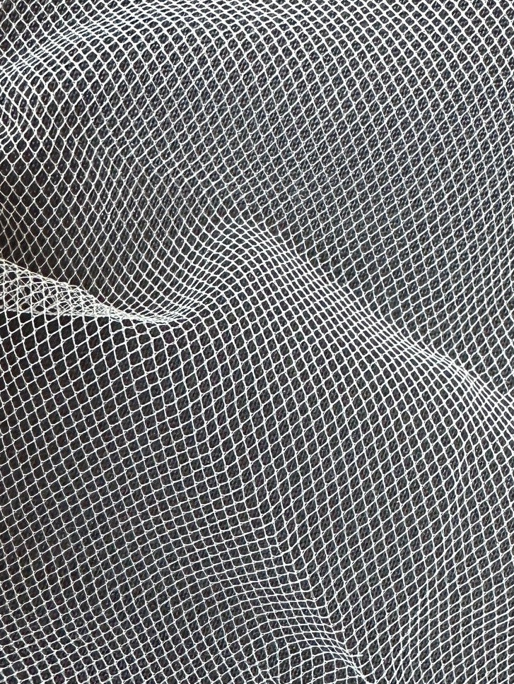 Elfenbeinfarbener, schlichter Tüll - Vortex