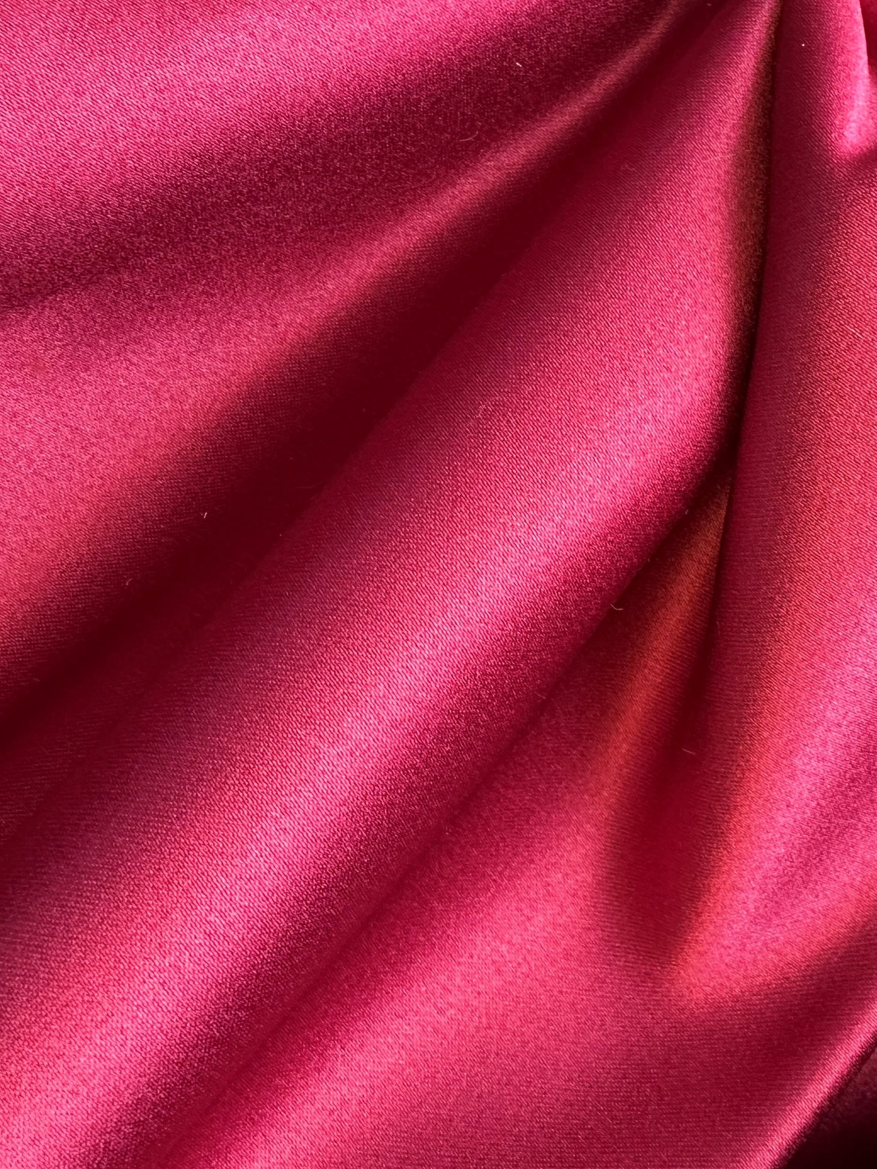 Maroon Polyester Duchess Satin - Contessa
