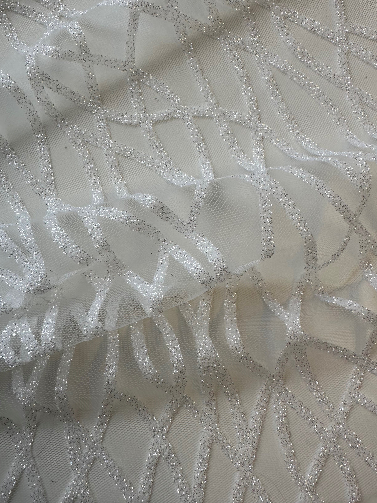 Porzellan-Glitzer-Tüll – Sparta