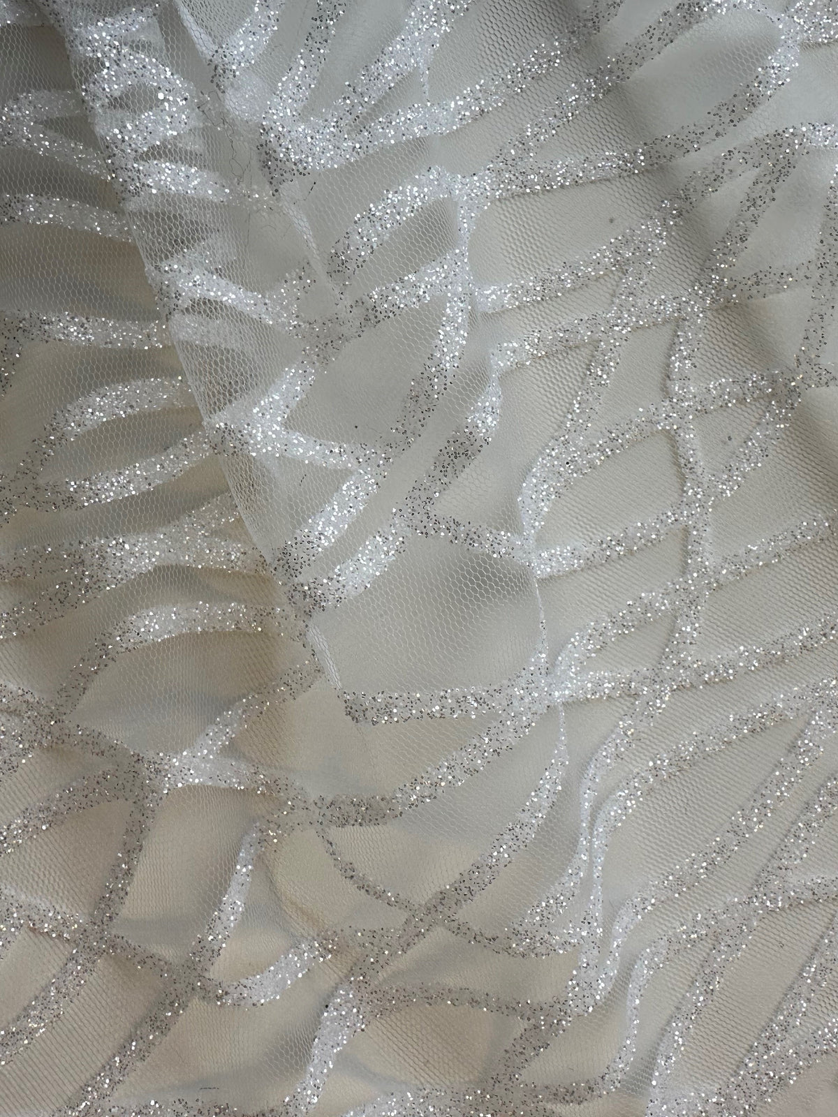 Porzellan-Glitzer-Tüll – Sparta