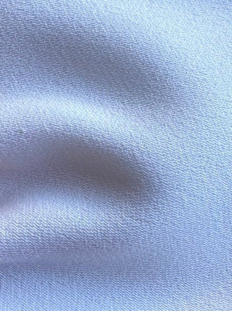 Weißer Polyester-Crêpe - Prestige (CF)