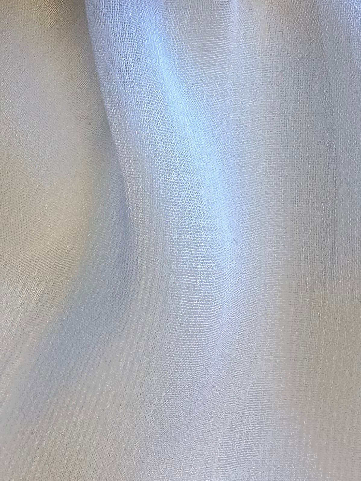 Weißer Polyester-Chiffon - Gemini