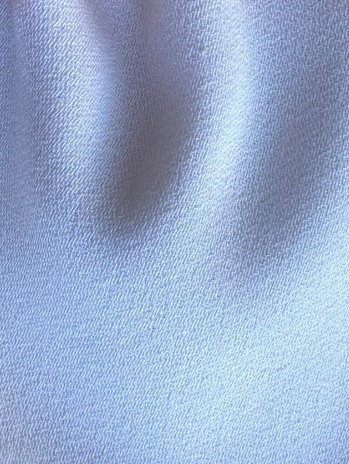 Weißer Polyester-Crêpe - Prestige (CF)