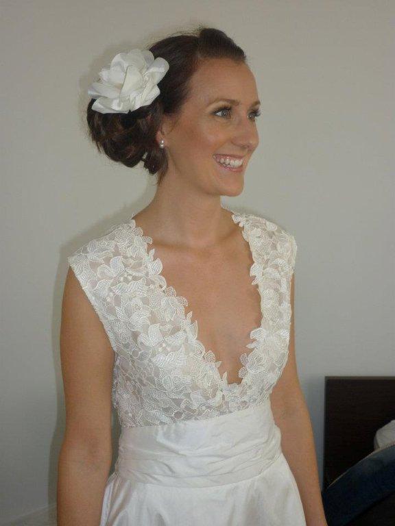 Weiße Guipure-Spitze – Emma