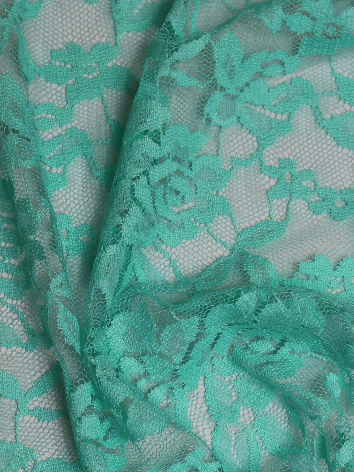 Aqua Raschel Stretch-Spitze – Evie