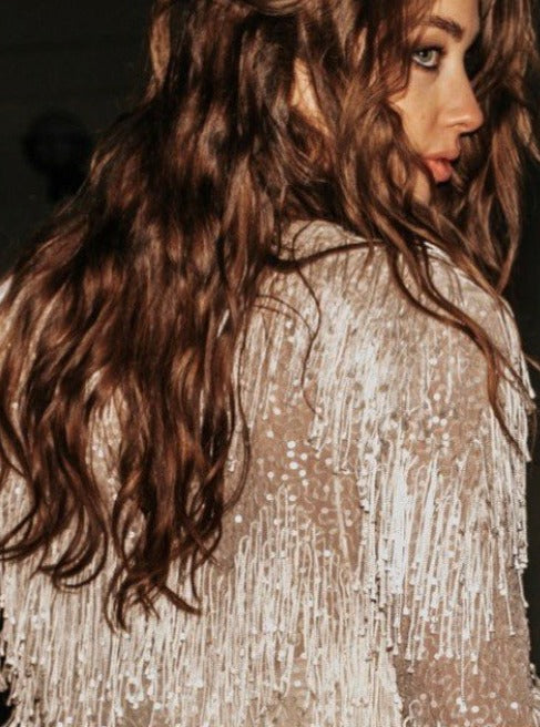 Elfenbein-Couture-Stickerei – Charleston