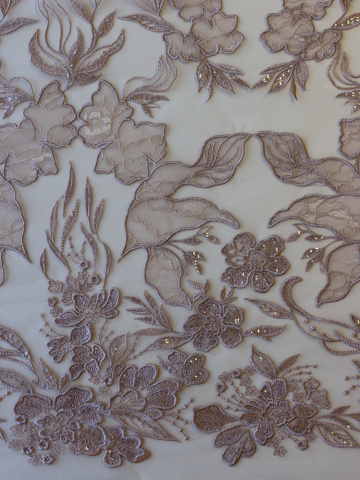 Rosa Pailletten-Stickspitze – Tiana