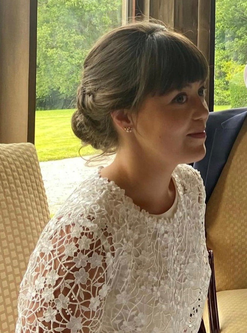 Weiße Guipure-Spitze - Ebba