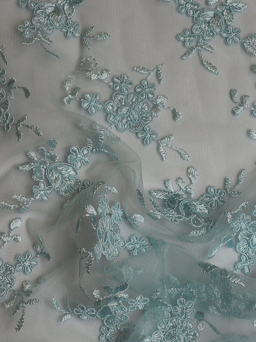 Himmelblaue Kordelspitze – Geraldine