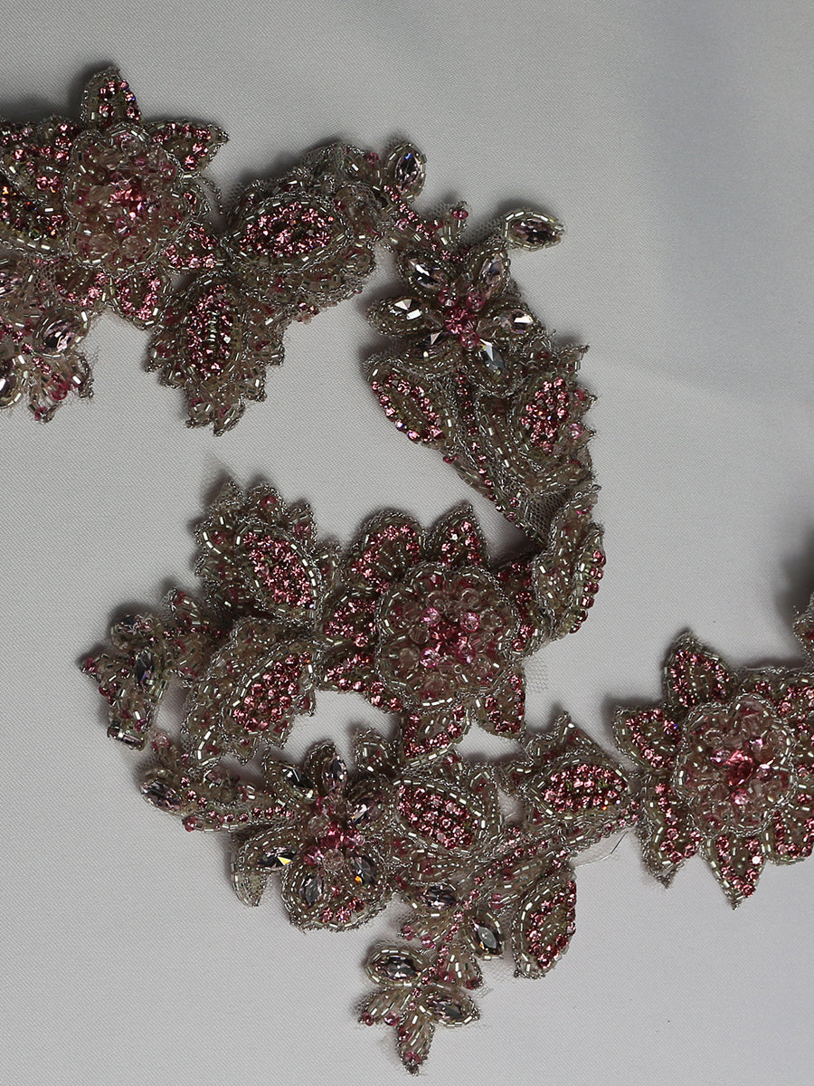 Kristall-Kleiderbesatz – Gravity (Pink)