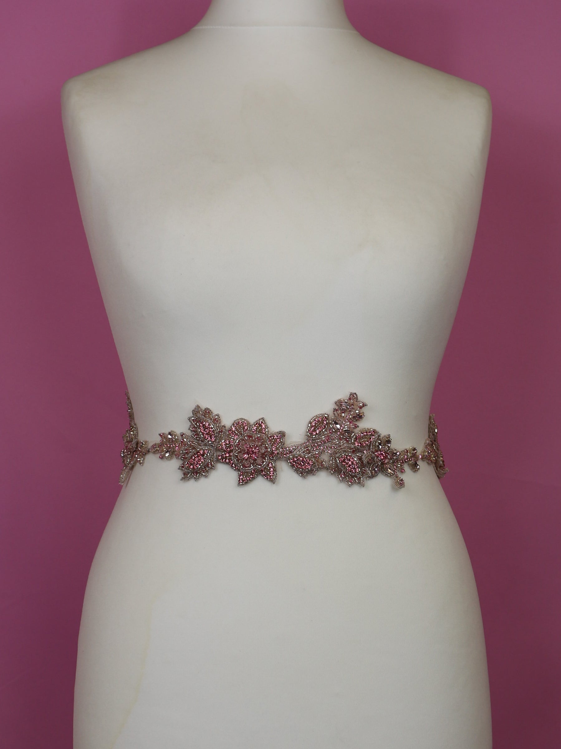 Kristall-Kleiderbesatz – Gravity (Pink)