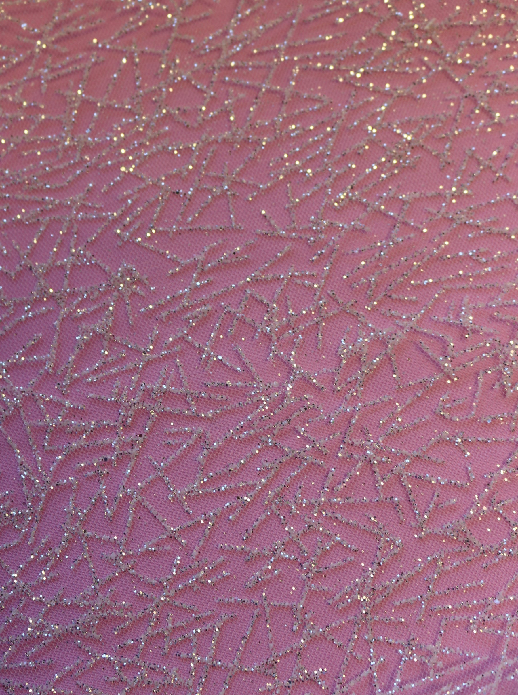 Elfenbeinfarbener Glitzertüll - Kavallerie