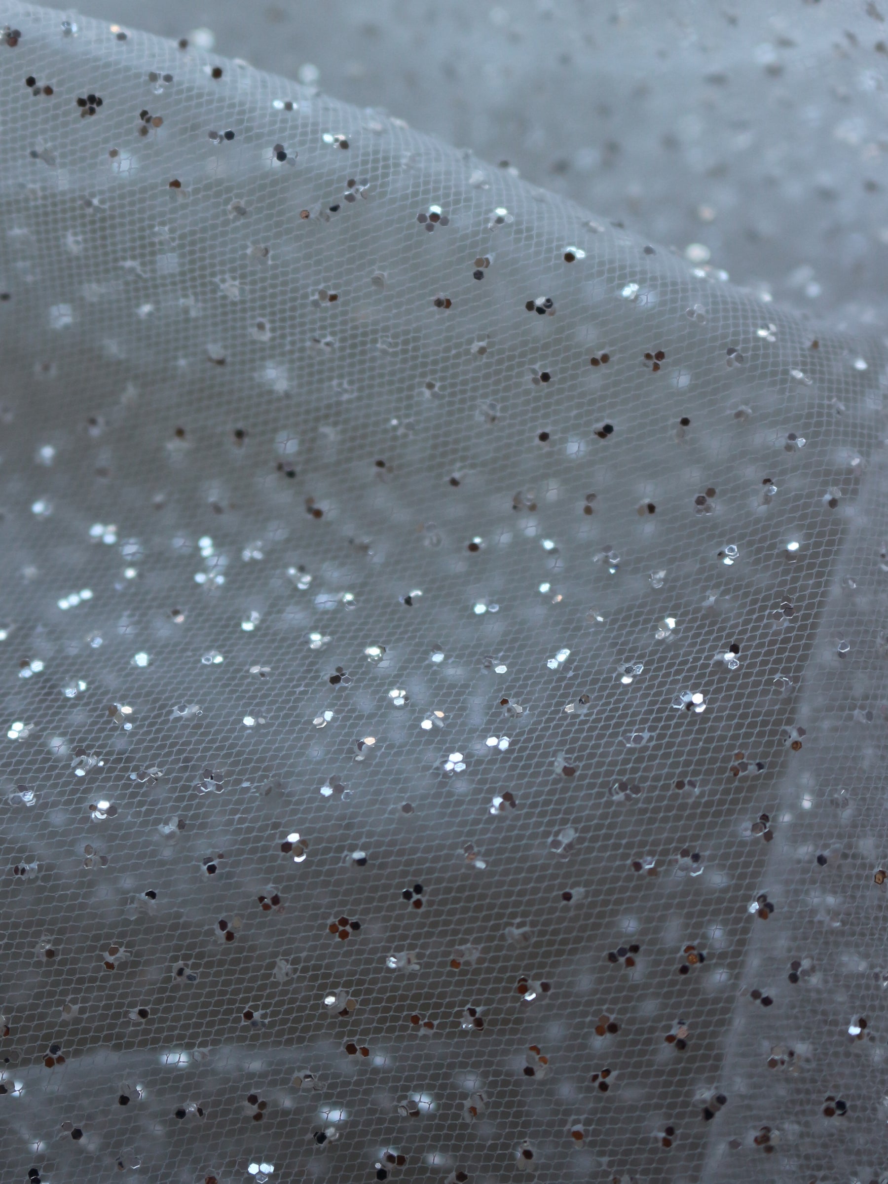 Elfenbeinfarbener Glitzertüll – Spectacular