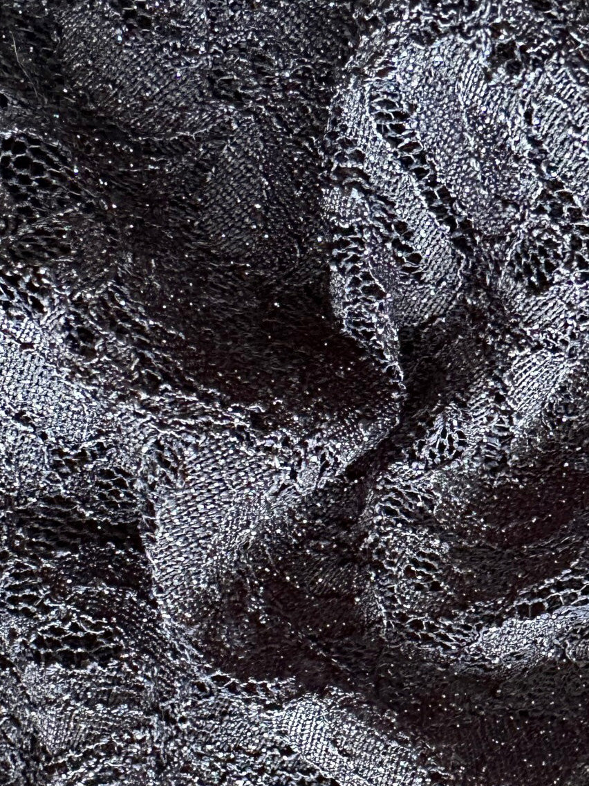 Marineblaue Stretch-Glitzerspitze – Vindication