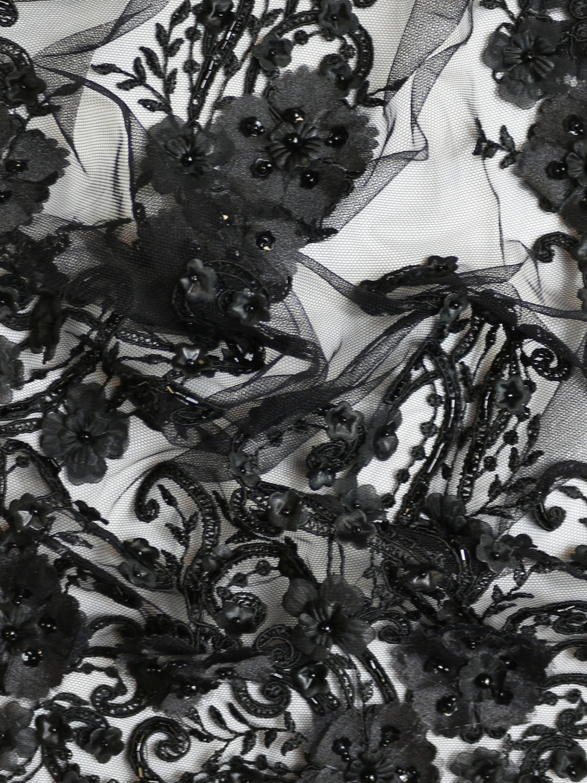 Schwarze Perlenspitze - Nell