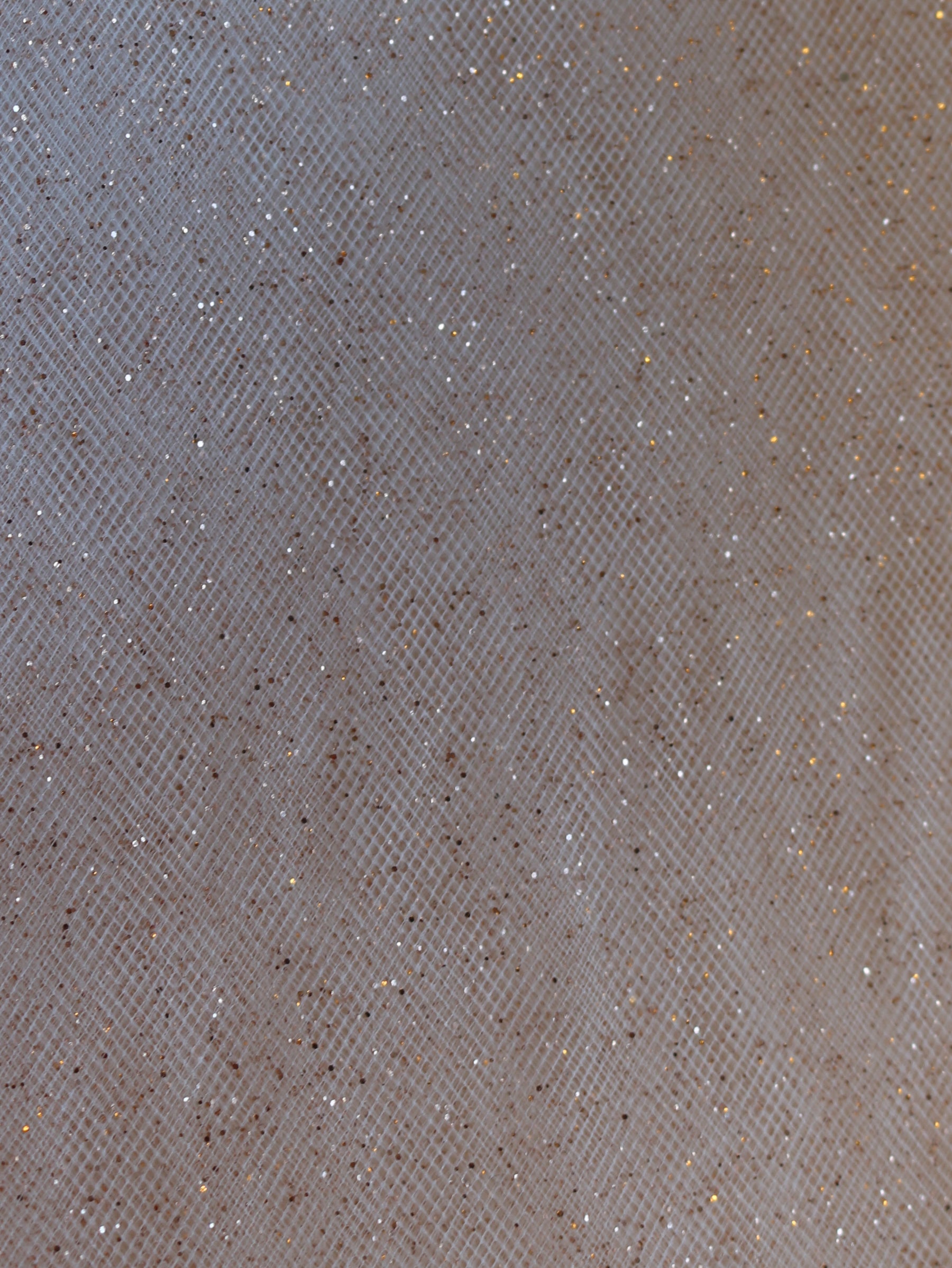Roségoldfarbener Glitzertüll – Effervescence