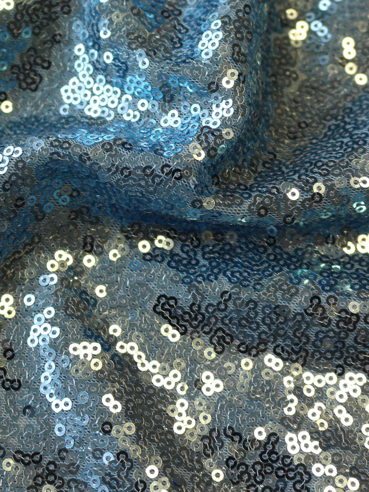 Saphirblauer Paillettentüll – Glow