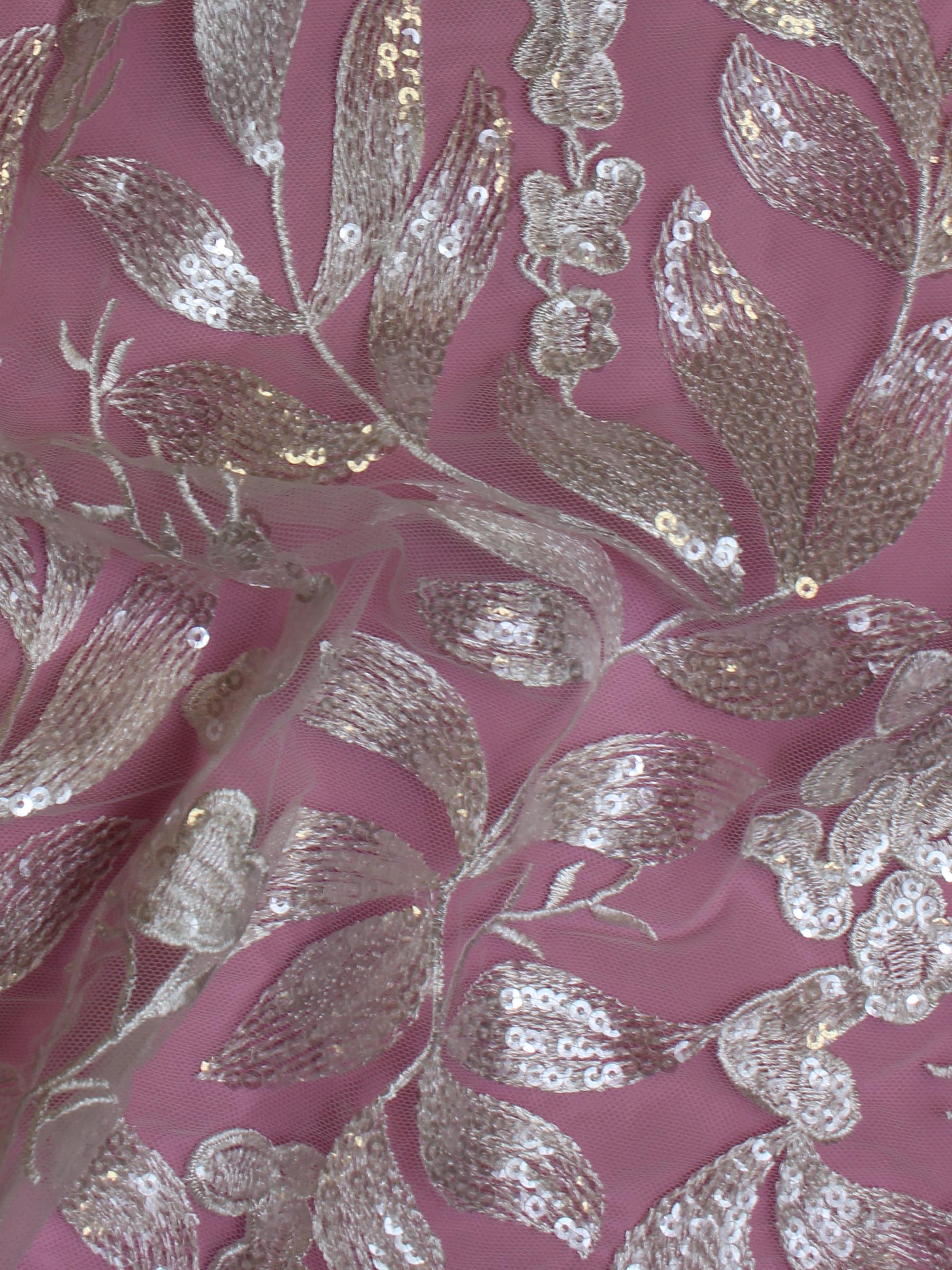 Elfenbeinfarbene bestickte Spitze – Tuva