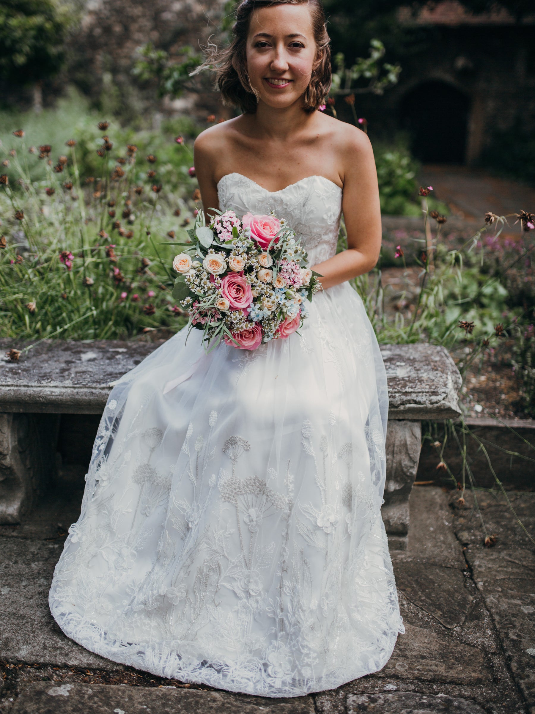 Elfenbeinfarbene 3D-Spitze – Fernando