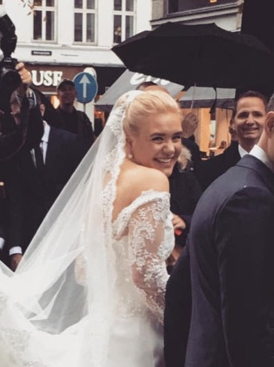 Elfenbeinfarbene Perlenspitze – Anoushka