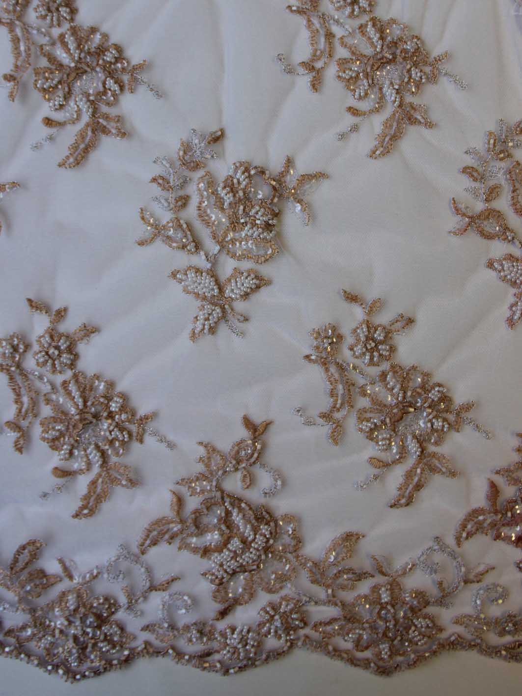 Sandbeige Spitze - Chloe