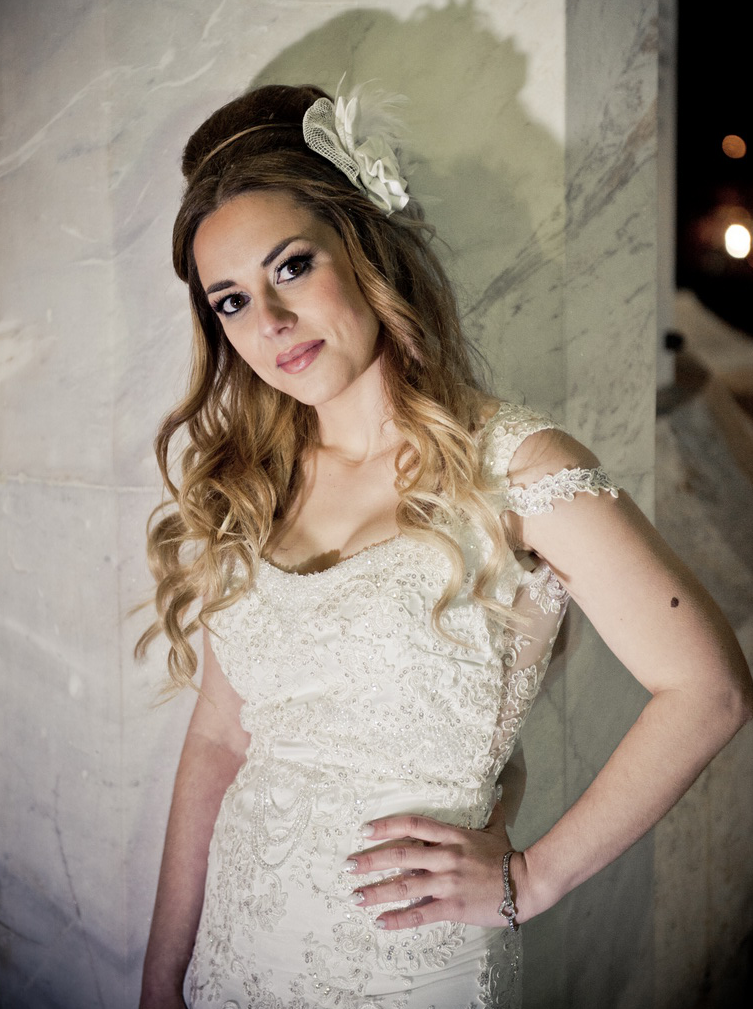 Elfenbeinfarbene Perlenspitze – Anoushka