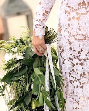 Weiße Guipure-Spitze – Emma