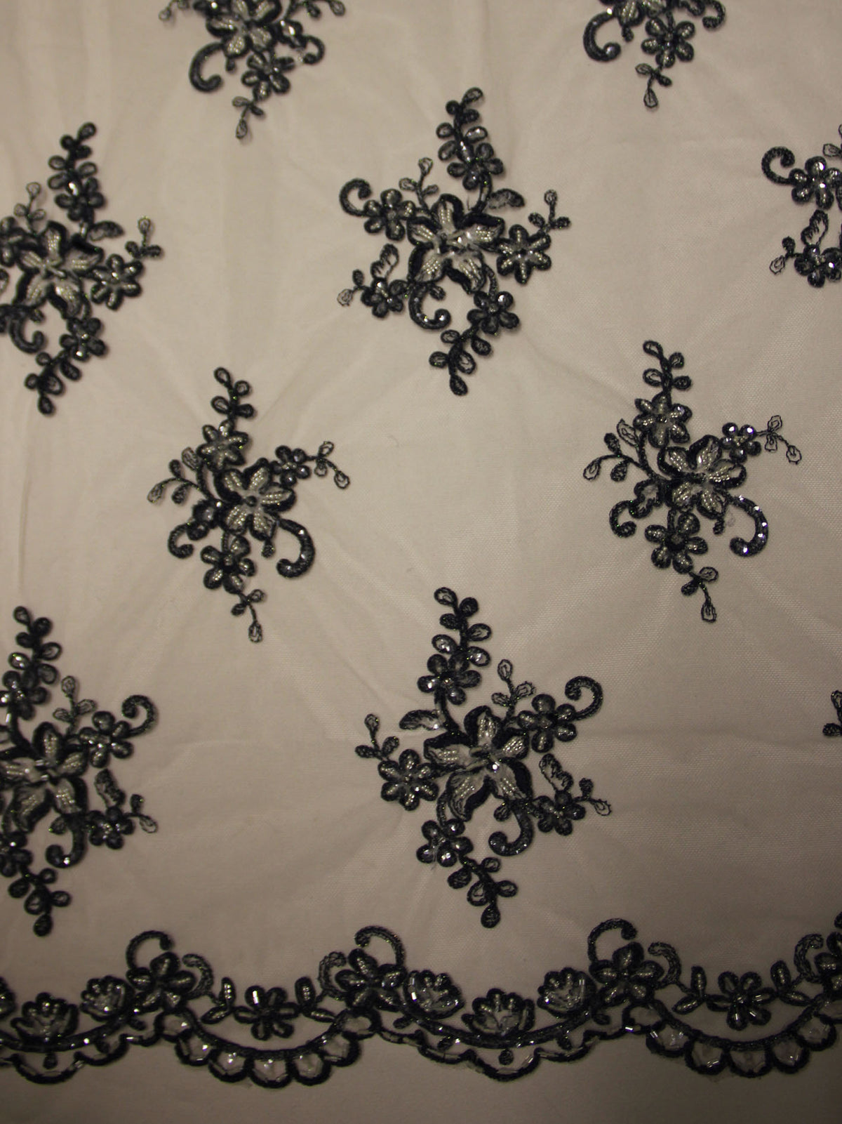 Französische blaue Spitze – Alexandra