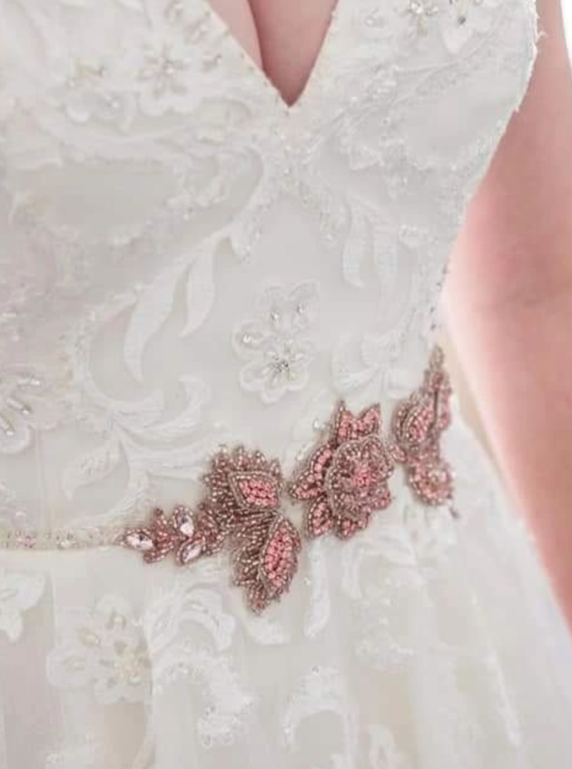 Kristall-Kleiderbesatz – Gravity (Pink)