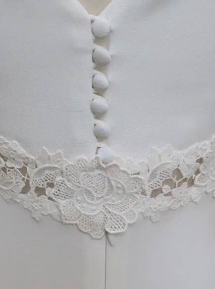 Elfenbeinfarbener Guipure-Spitzenbesatz – Gypsy