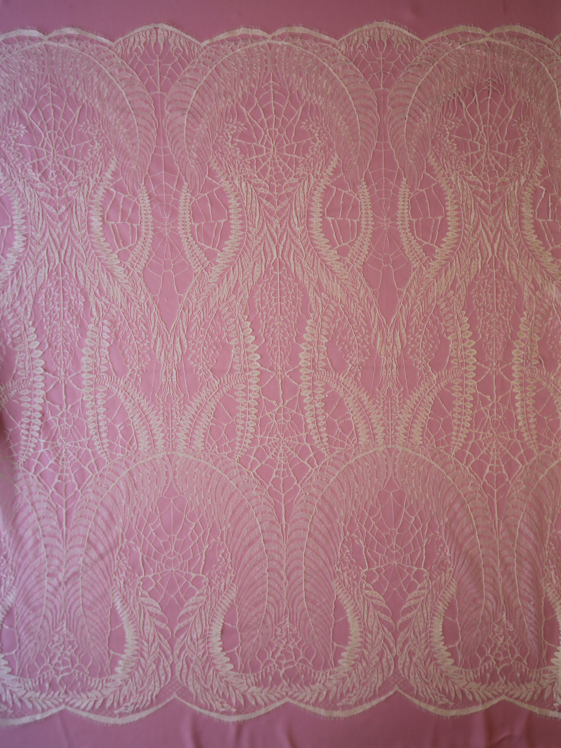 Elfenbeinfarbene Chantilly-Spitze – Birdie