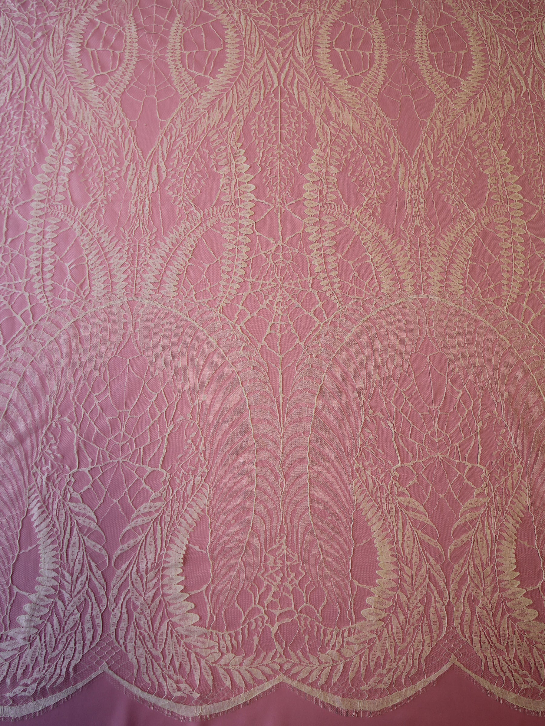 Elfenbeinfarbene Chantilly-Spitze – Birdie