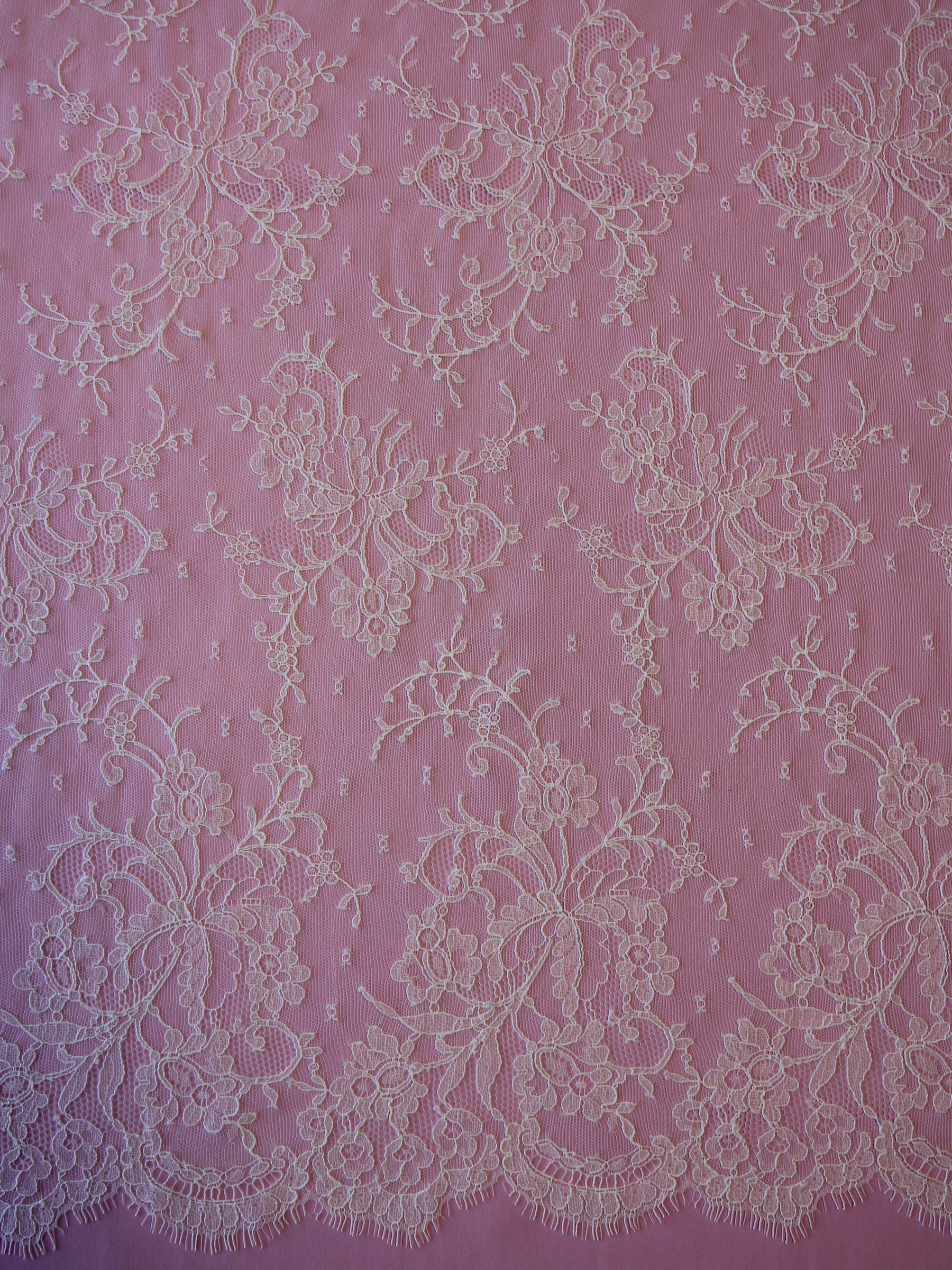 Elfenbeinfarbene Chantilly-Spitze – Jensine