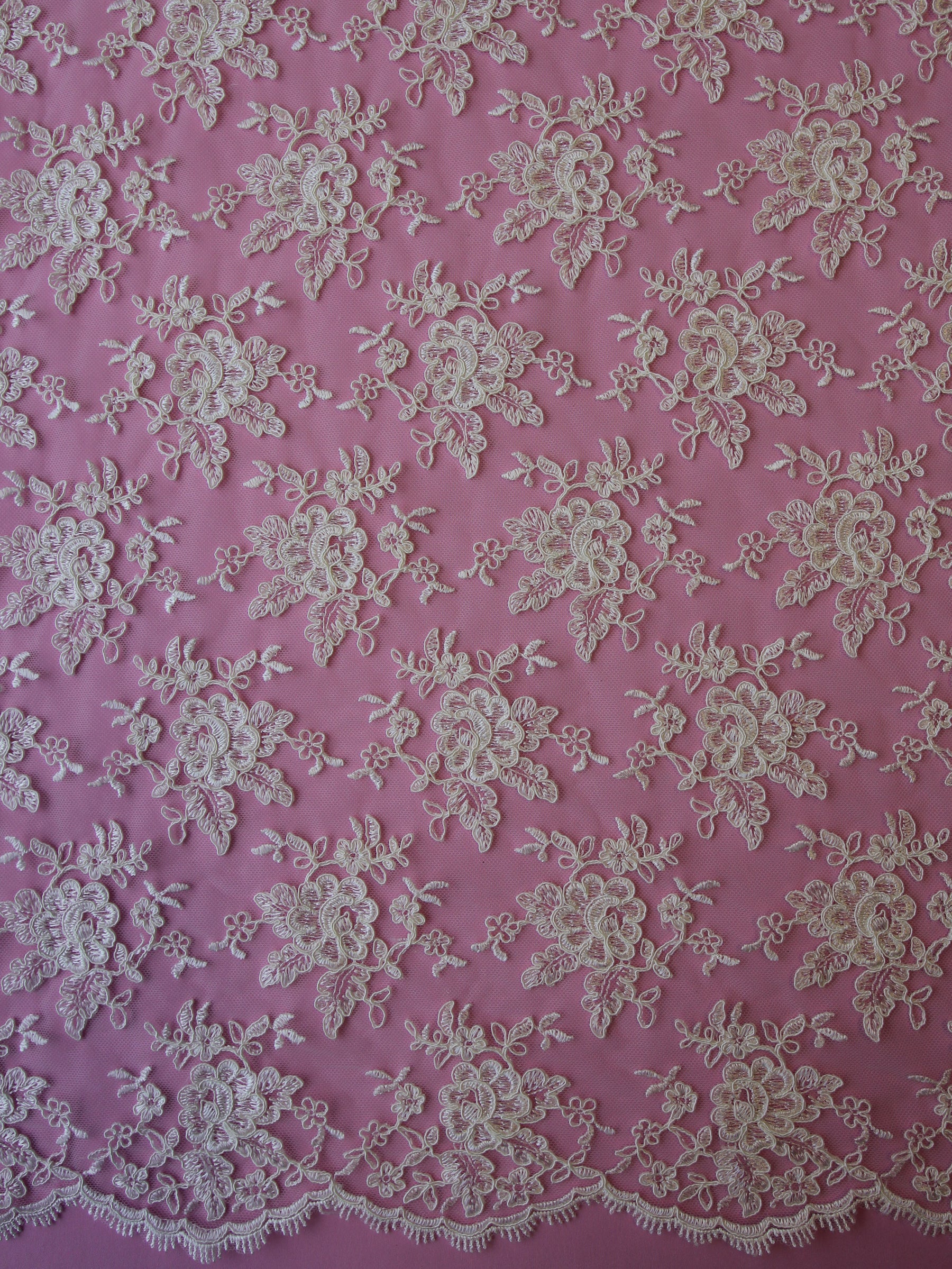 Elfenbeinfarbene Kordelspitze – Philippa