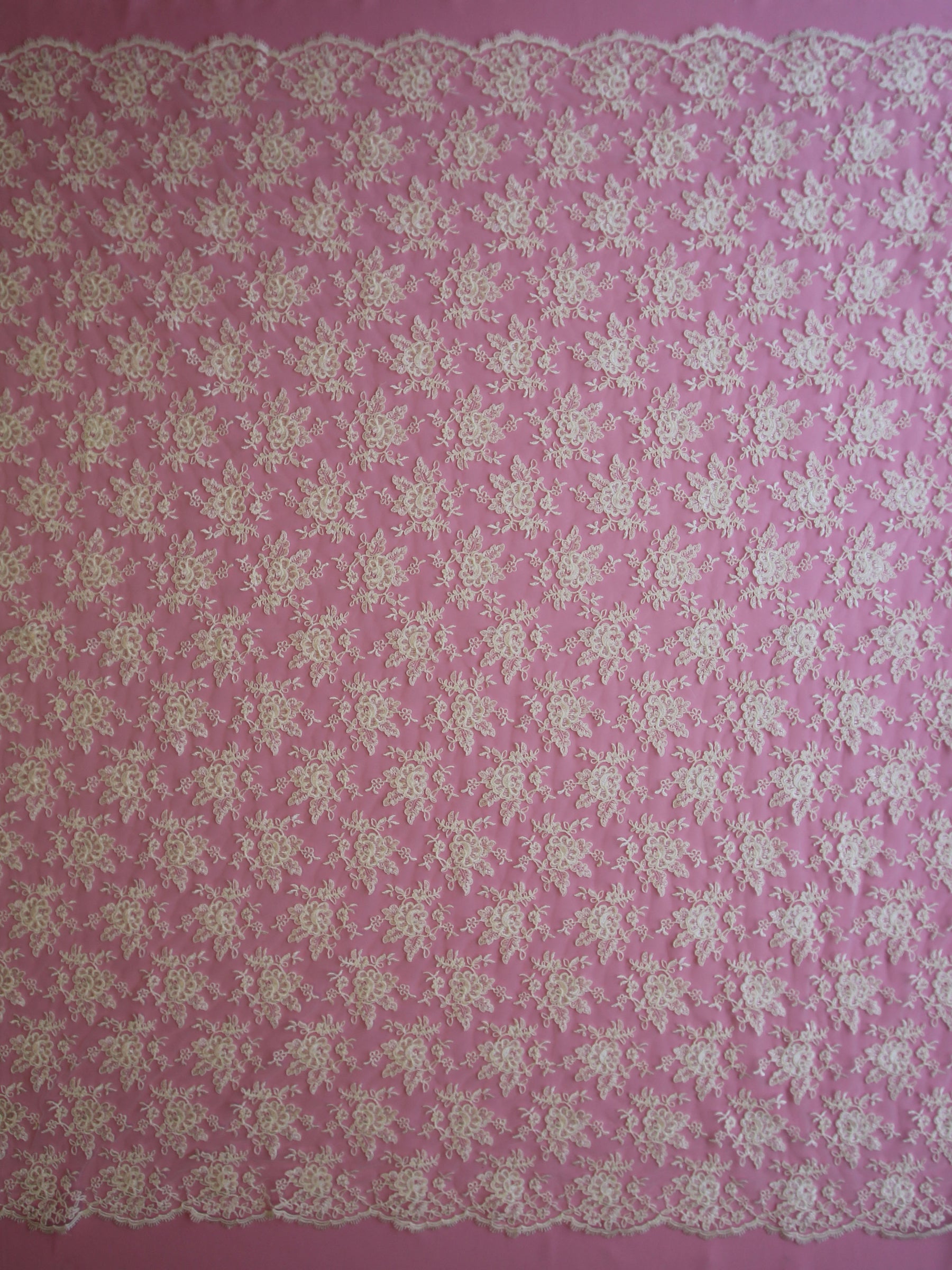 Elfenbeinfarbene Kordelspitze – Philippa