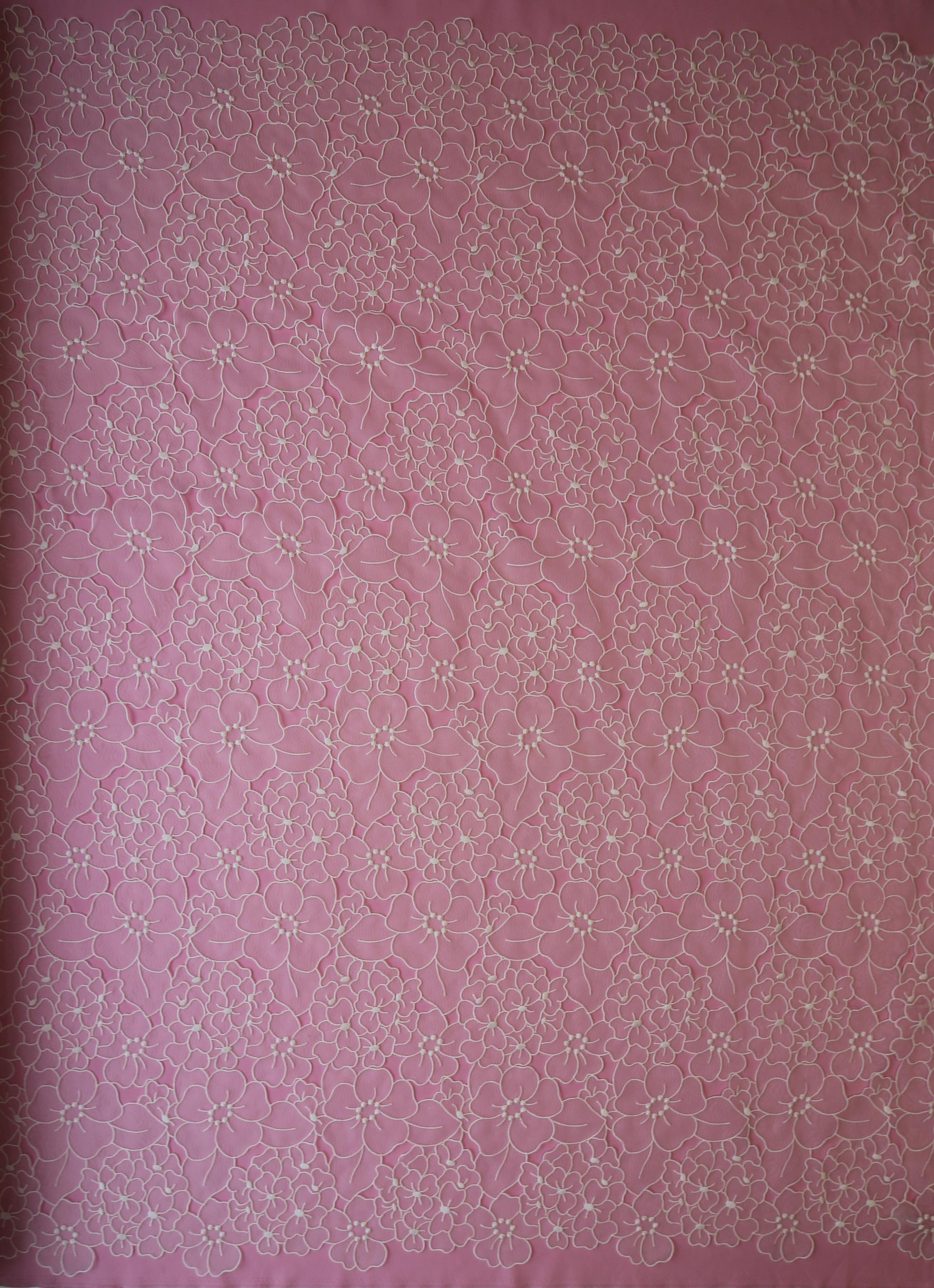 Elfenbeinfarbene Organza-Spitze – Khalisi