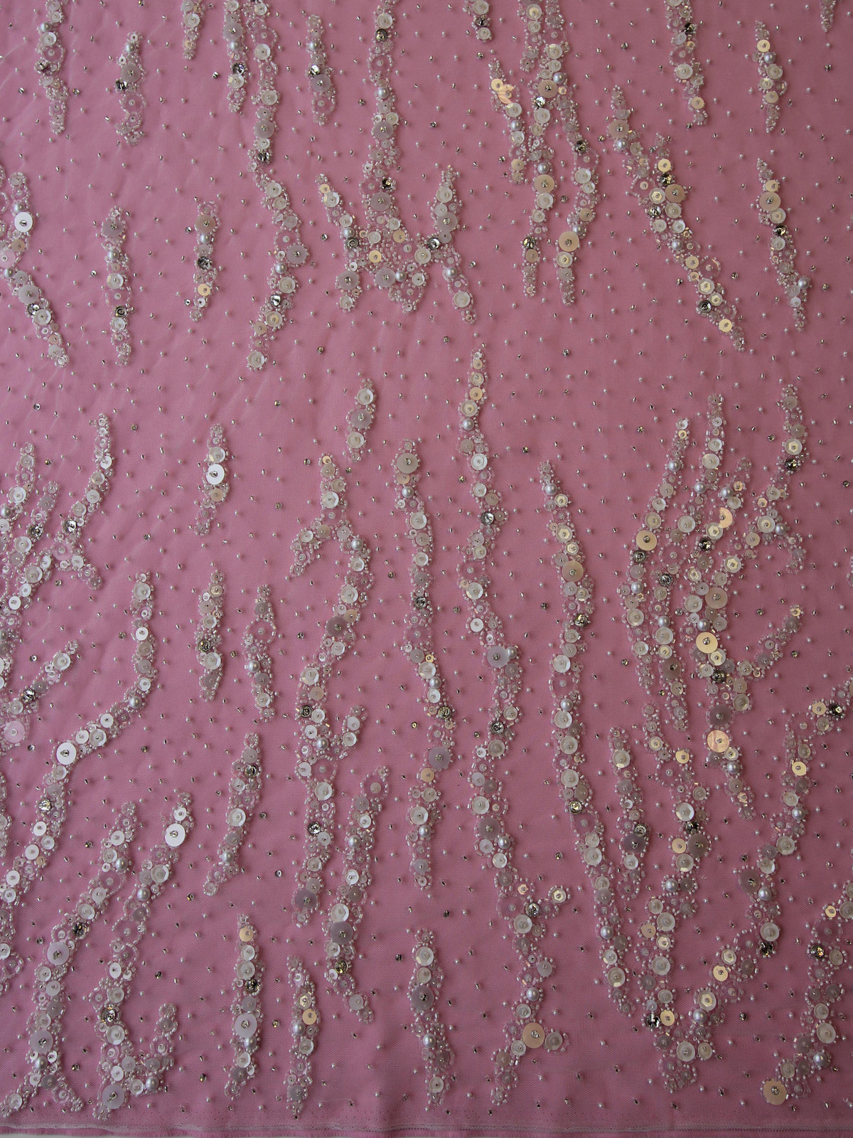 Elfenbeinfarbene Paillettenspitze – Theodora