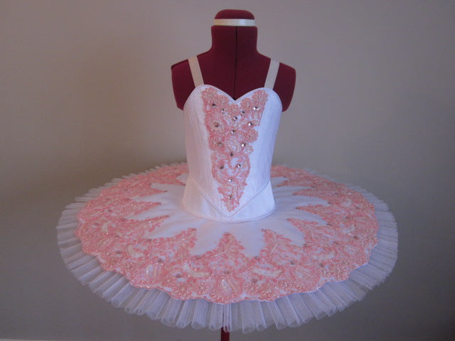 Pfingstrosenrosa Spitzenbesatz – Jessica