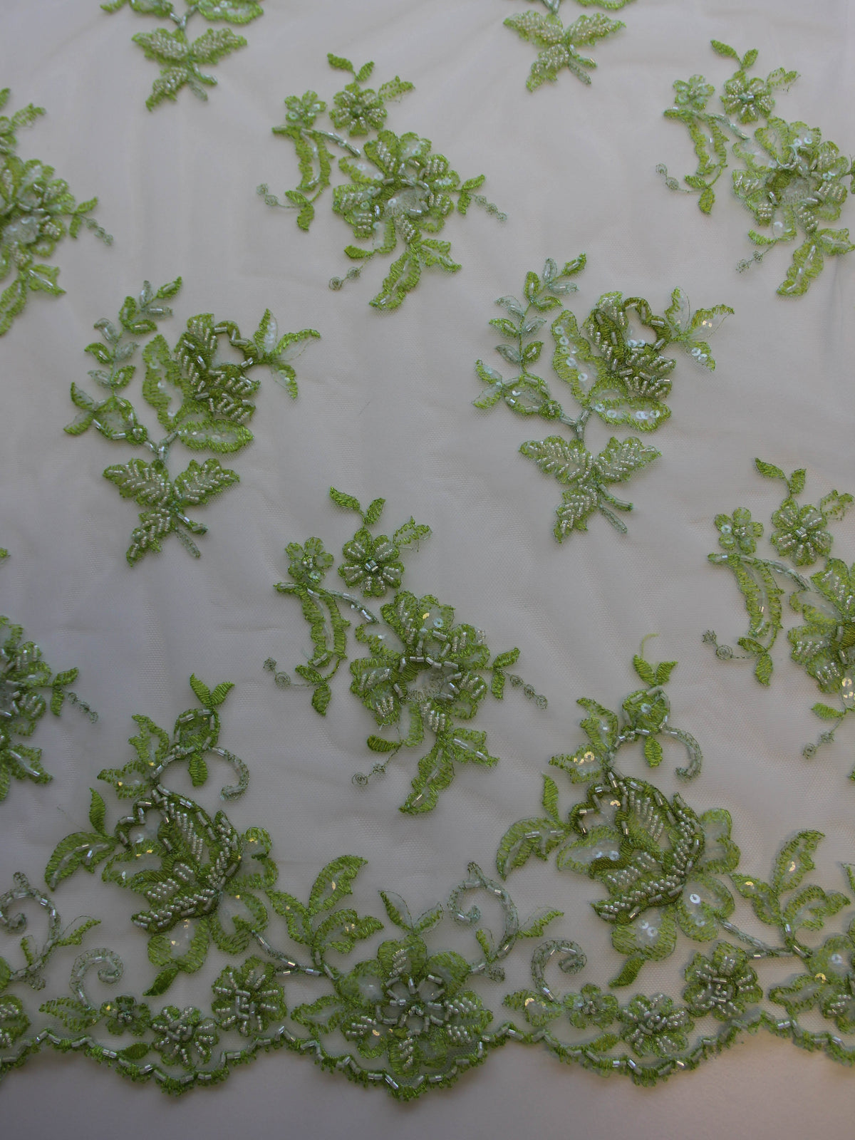 Tropische grüne Spitze – Chloe