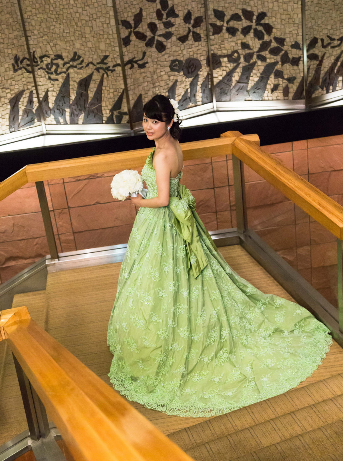 Tropische grüne Spitze – Jessica